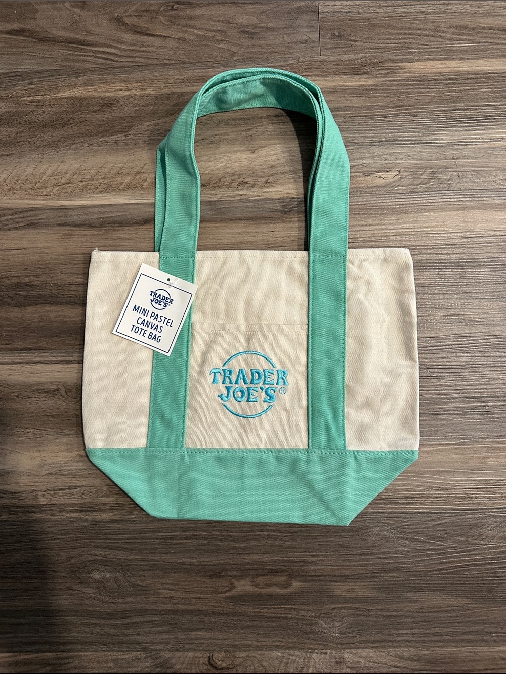 Trader Joe’s Mini Pastel Green Tote